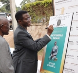 Katikkiro launches new book Okutambula Kulaba, Okudda Kunyumya 